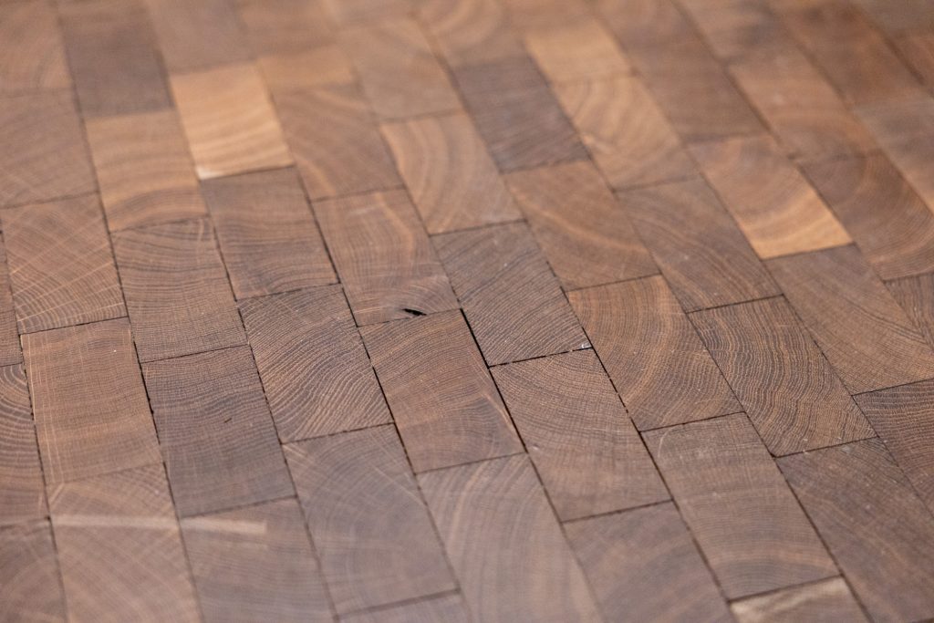 Trägolv på Spaavdelning på Högbo brukshotell